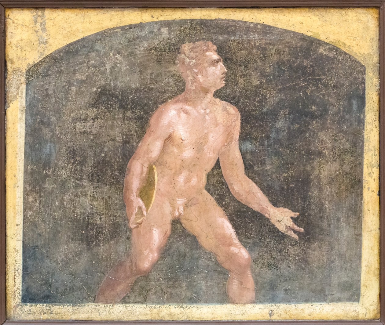 Discobolus, da villa Arianna em Stabiae de Roman Roman