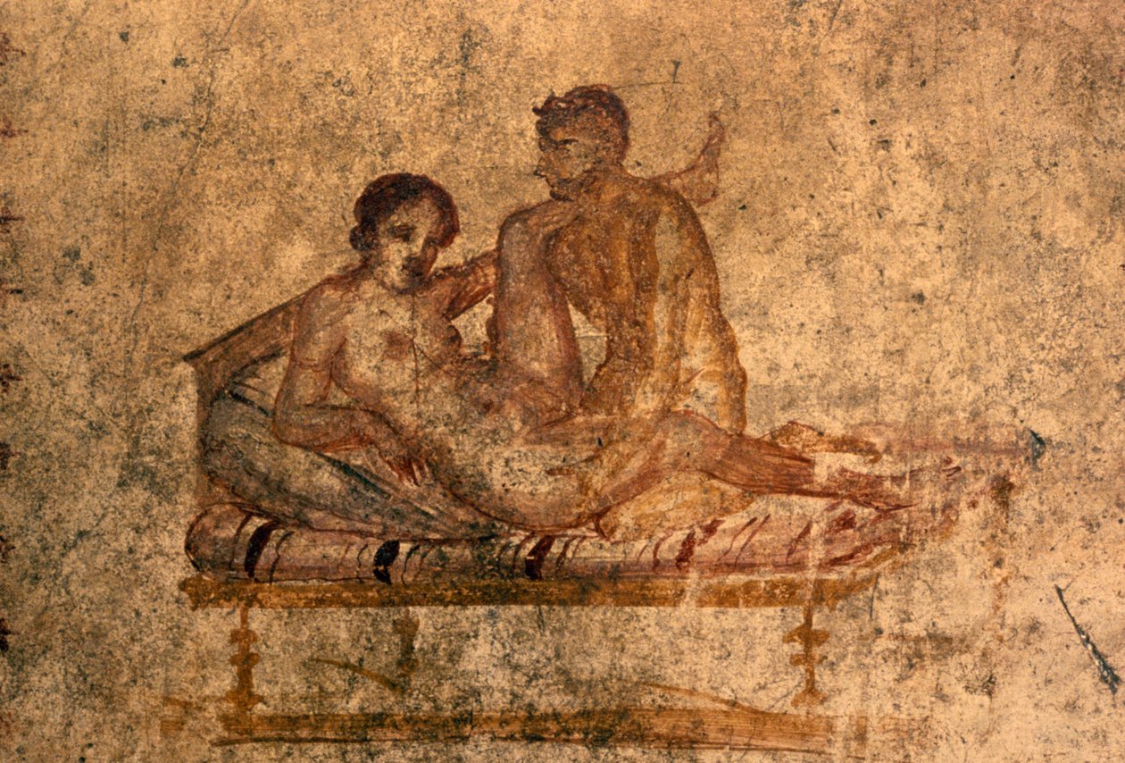 Afresco erótico da Casa de Vettii, Pompeia (Lista do Património Mundial da UNESCO de Roman Roman
