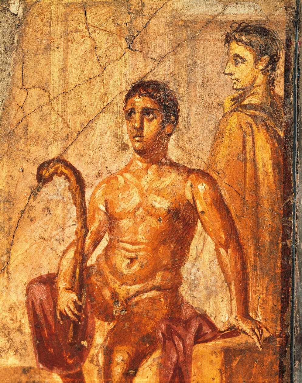 Afresco representando Selene e Endimião, da Casa do Centenário, Pompeia, Campânia, Itália de Roman Roman