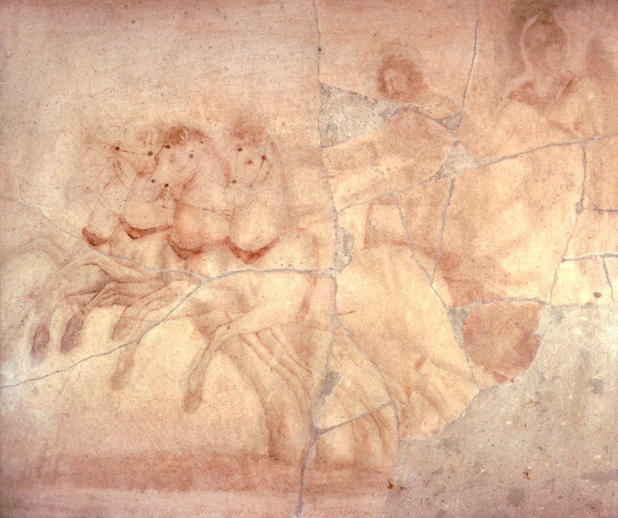 Carruagem de carruagem com chariote, de Herculaneum, Civilização Romana de Roman Roman
