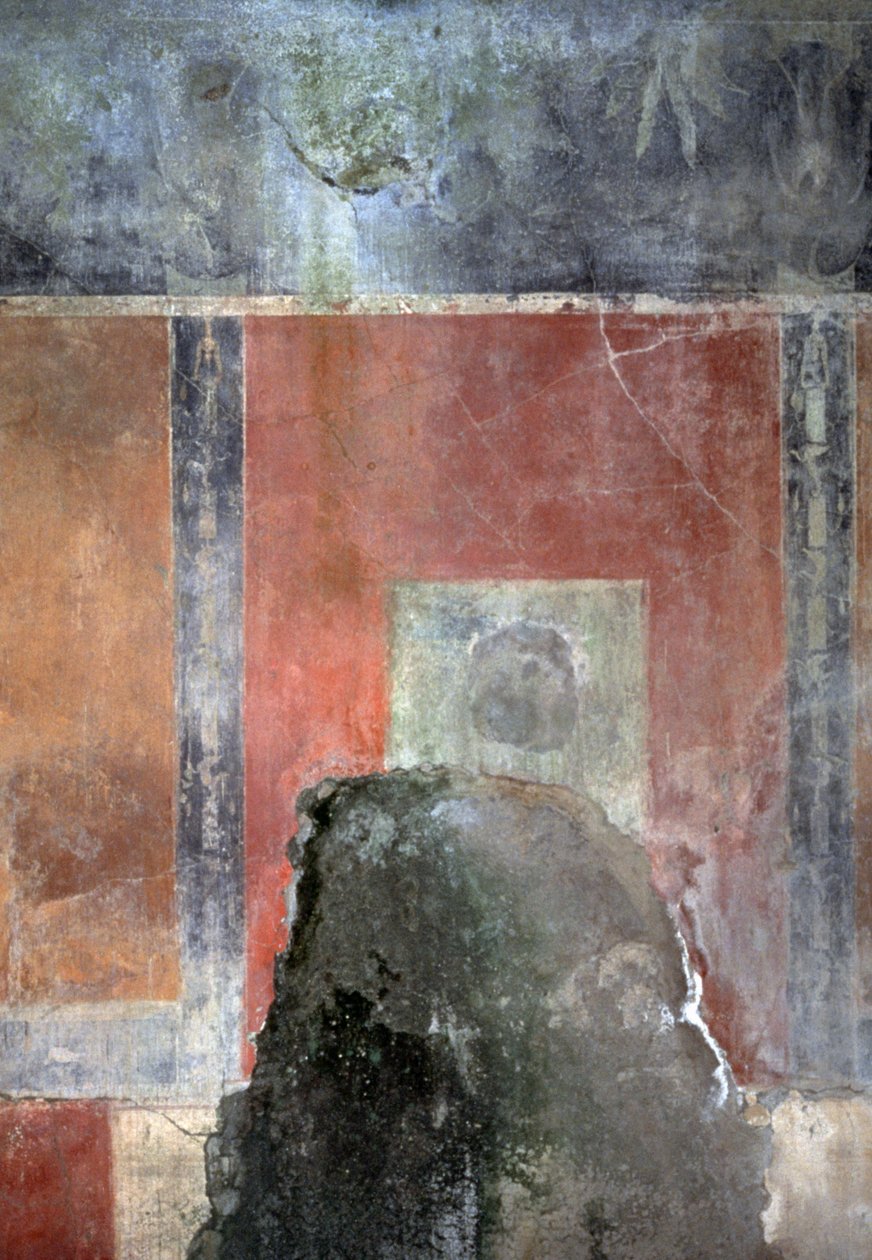 Fresco da Casa de Ephebus, Pompeia (Património Mundial da UNESCO de Roman Roman