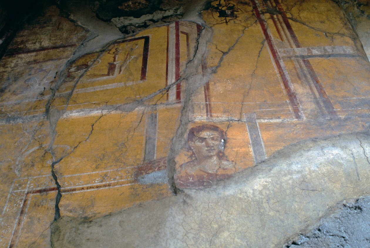 Fresco da Casa dos Cupidos de Ouro, Pompeia (Património Mundial da UNESCO de Roman Roman