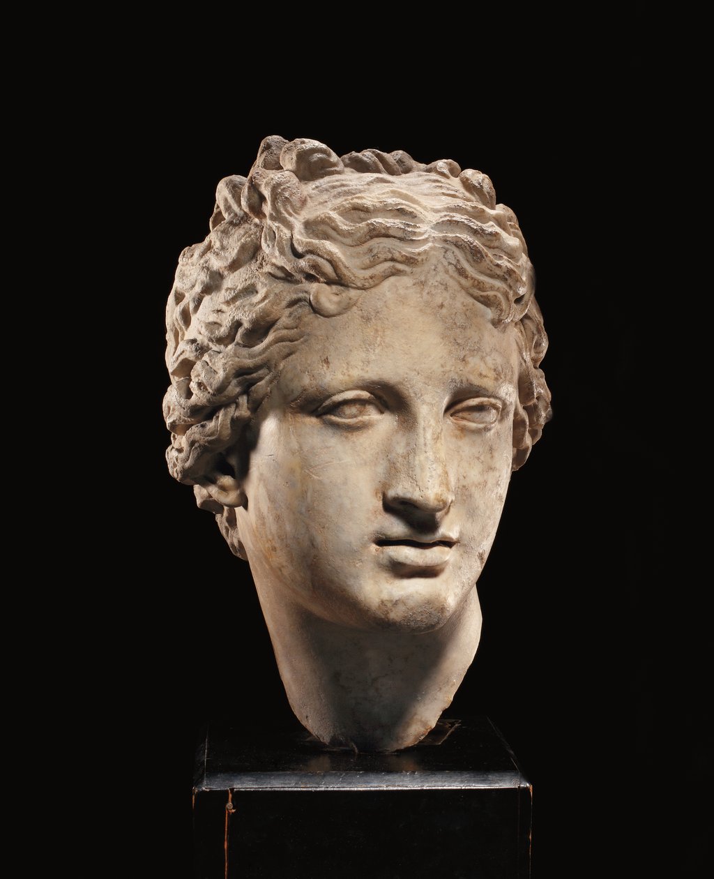 Cabeça de Vênus, século 1 a 2 DC (mármore) de Roman Roman