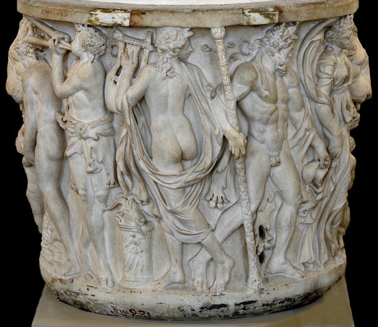 Sarcófago de Lenos com cenas em Dionysiaс (mármore) de Roman Roman