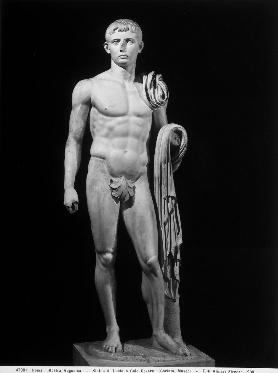 Macho nu (Lucius ou Caius César) (mármore) de Roman Roman