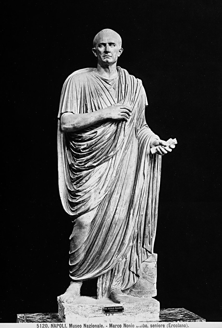 Marcus Nonius Balbus (mármore) de Roman Roman