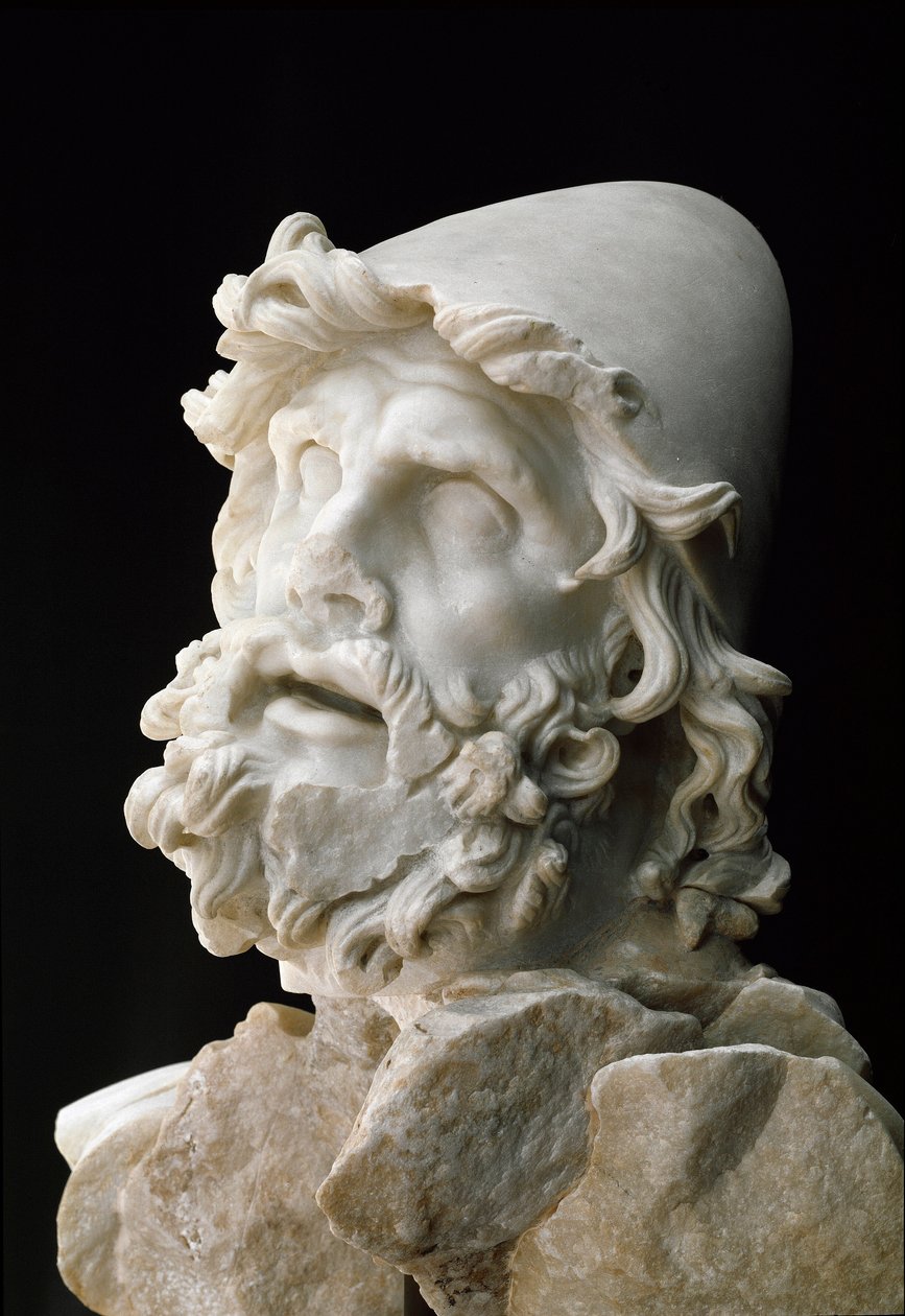 Polypheme cego: Cabeça de Ulisses de Roman Roman
