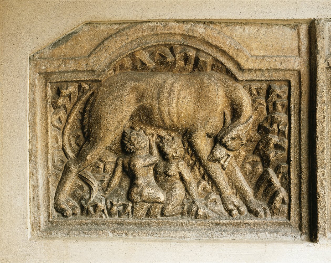 Rômulo e Remo (pedra) de Roman Roman