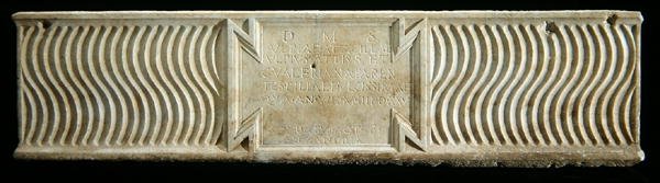 Sarcófago, finais do século II-3º d.C. (mármore) (ver também 241411) de Roman Roman