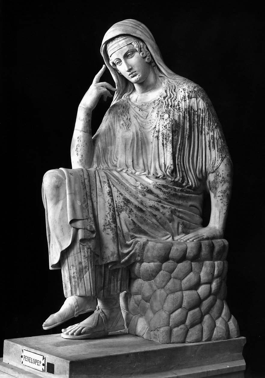 Estátua de Penélope (mármore) de Roman Roman
