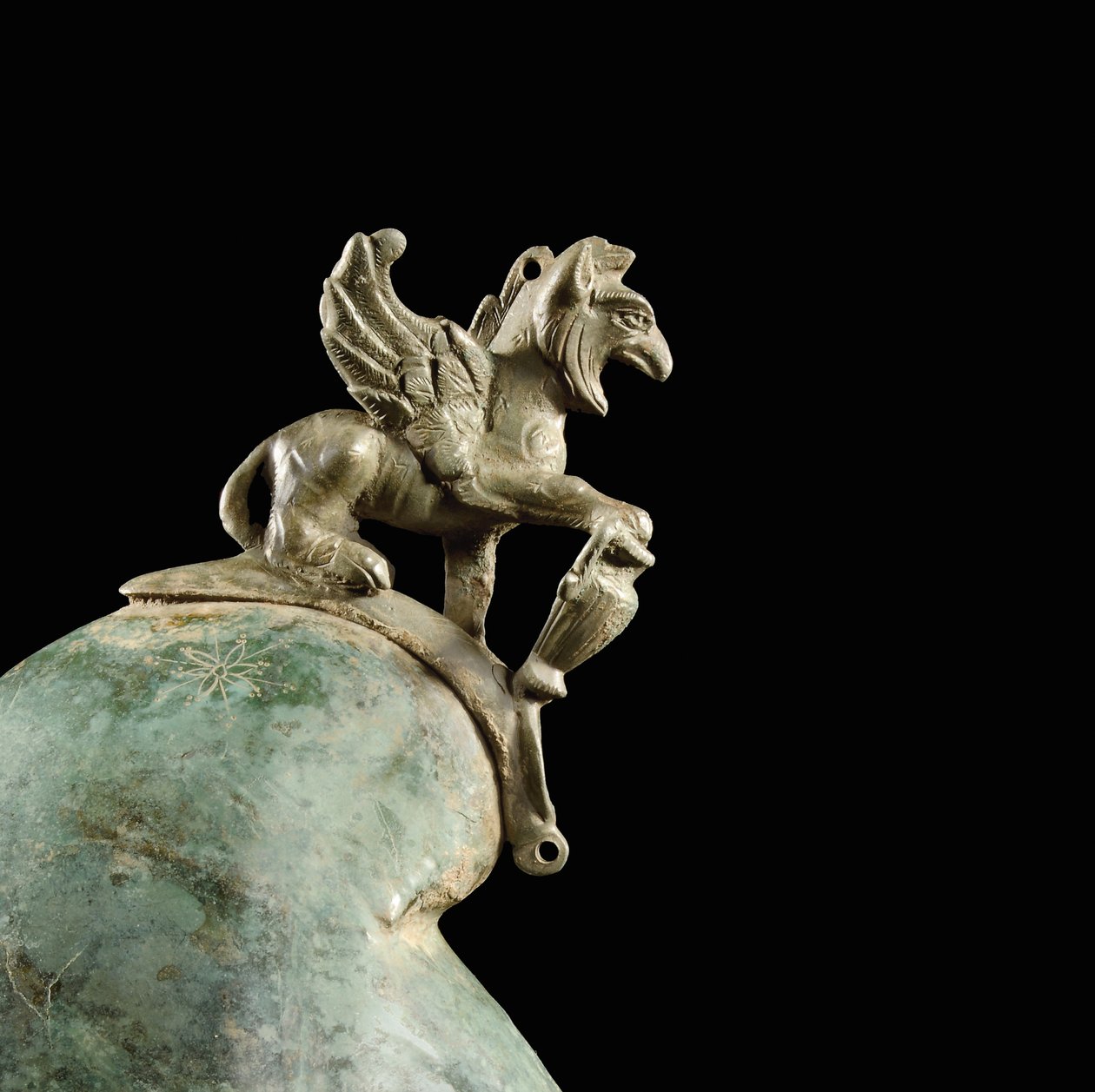 O capacete Crosby Garrett, final do século I ao II DC (bronze) (ver também 871728-34, 396159, 482018 e 413093-94) de Roman Roman