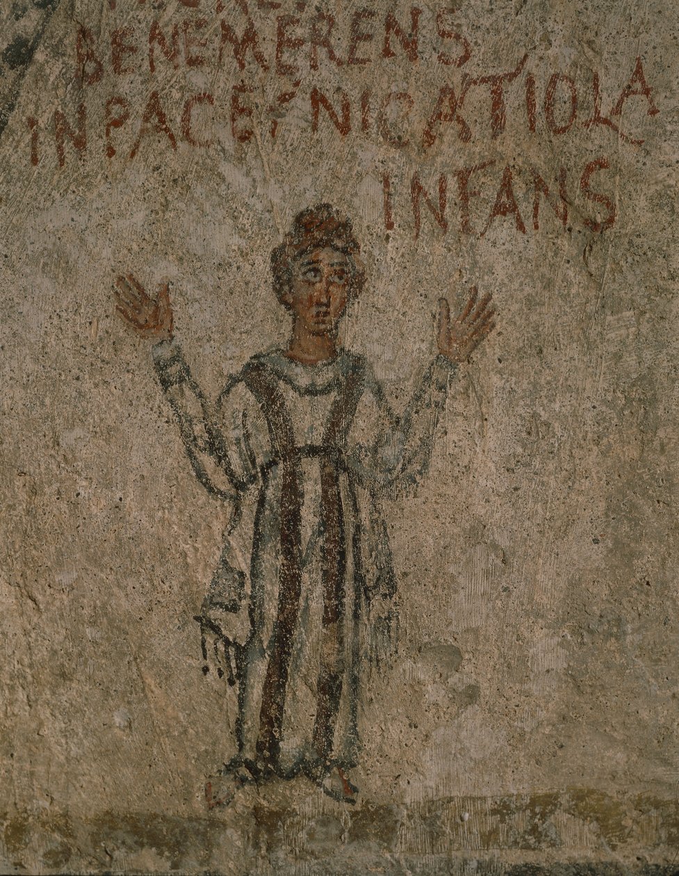 A criança falecida Nicatoila (fresco) de Roman Roman