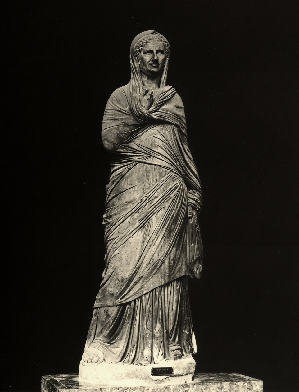 Viciria Arcate, esposa de Balbus (mármore) de Roman Roman