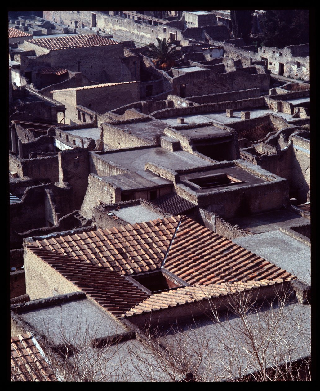 Vista da Casa Sannitica, séc. V a.C.-1 d.C. de Roman Roman
