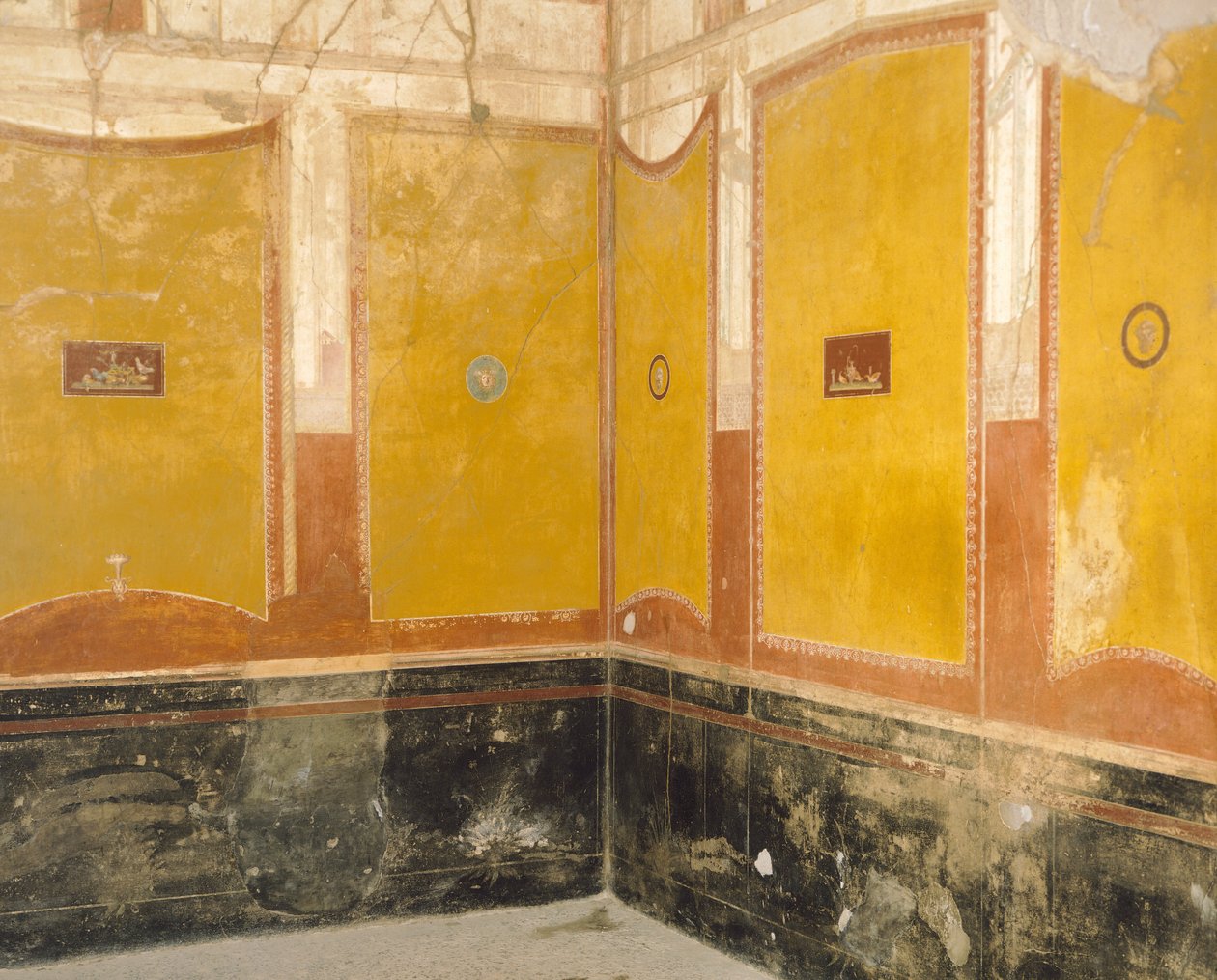 Pinturas murais da Casa de Vettii, Pompeia , Campânia, Civilização Romana de Roman Roman