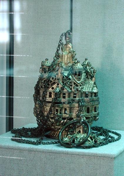 Incensário de Gozbert (metal dourado) de Romanesque