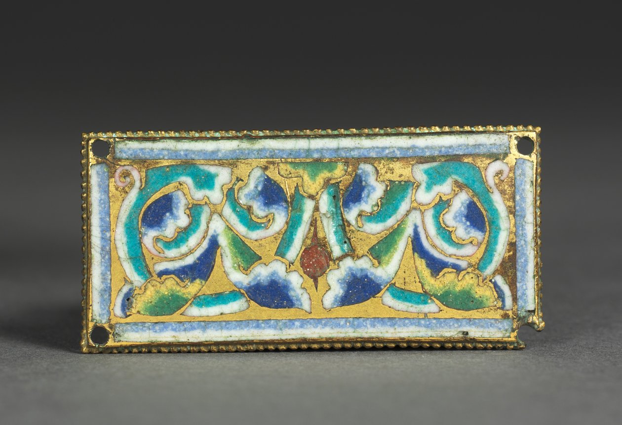 Placa de um santuário de relicário, c.1180-1190 de Romanesque