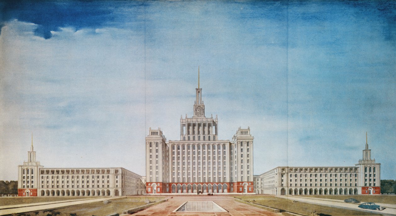 Casa Scinteii, Bucareste de Romanian School