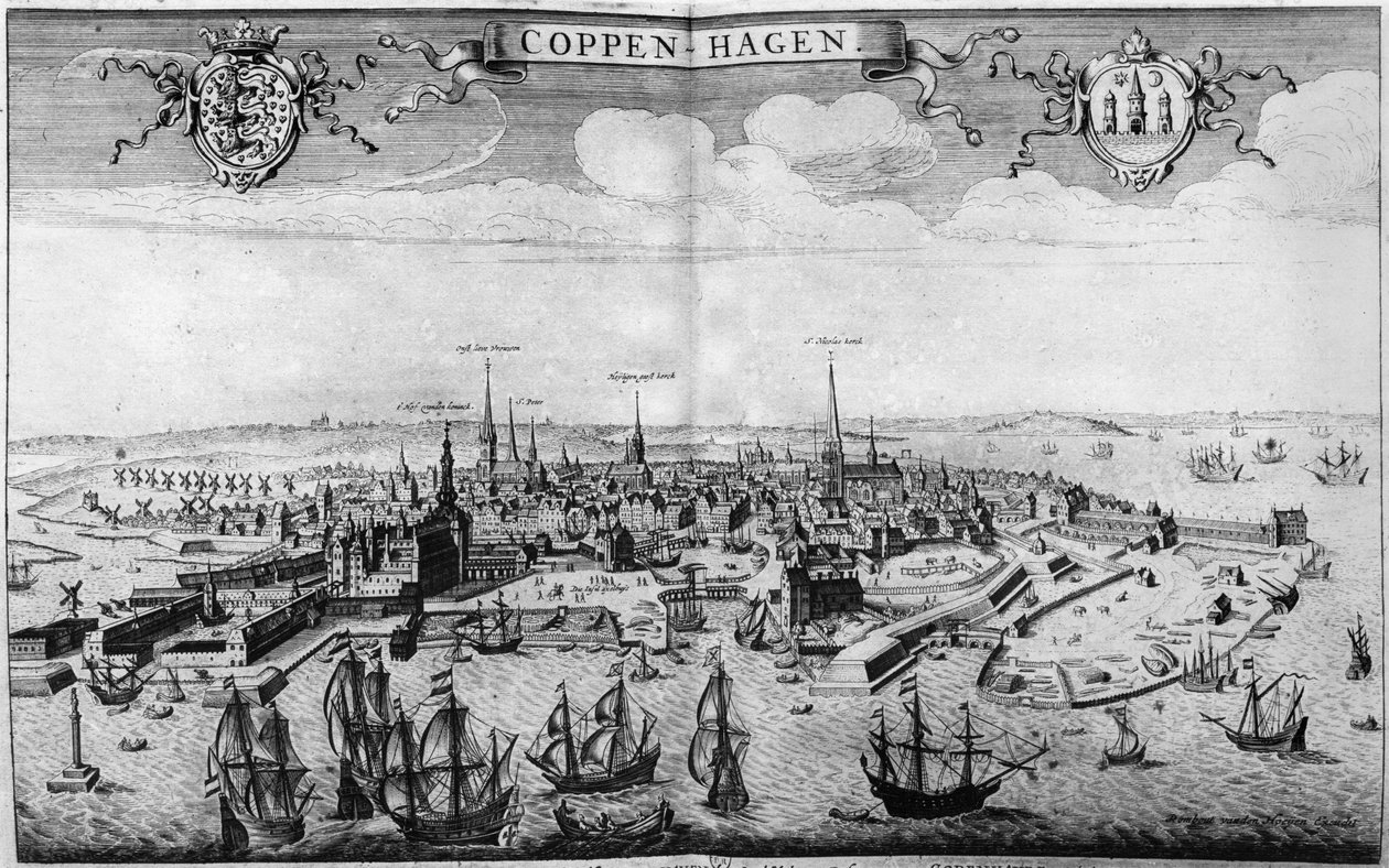 Vista de Copenhaga de Rombout Van den Hoeye