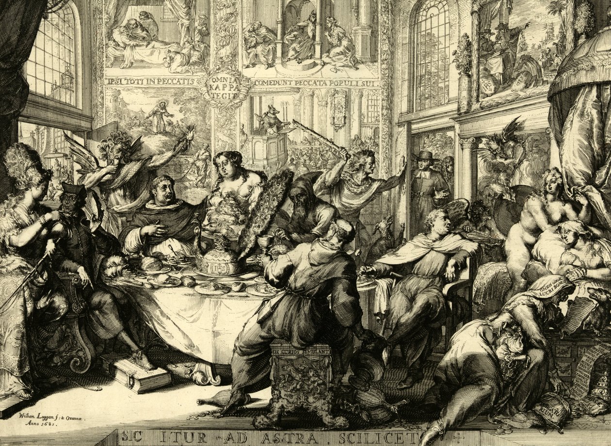 Sic itur ad astra scilicet 1681 de Romeyn de (after) Hooghe