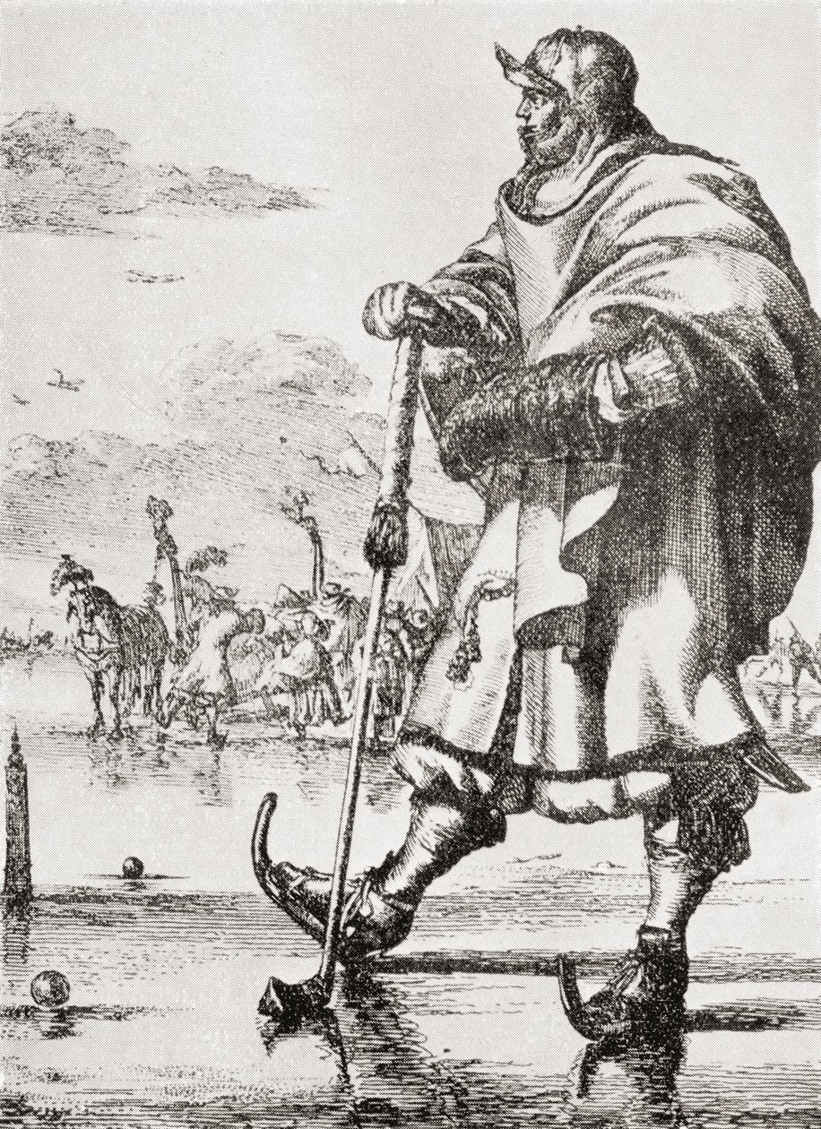 Um Gigante de Golfe, da &39;The Connoisseur Magazine&39;, publicado em 1902 de Romeyn de Hooghe