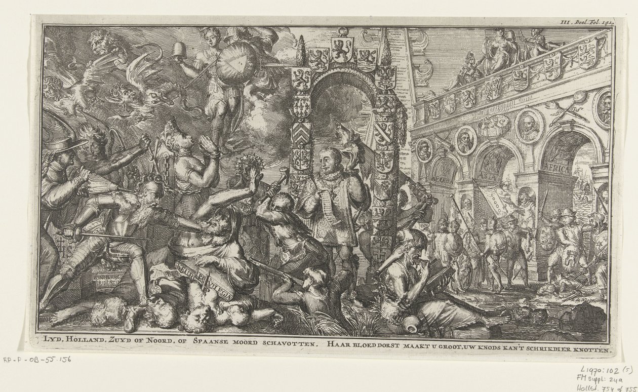 Alegoria da Guerra dos Oitenta Anos de Romeyn de Hooghe