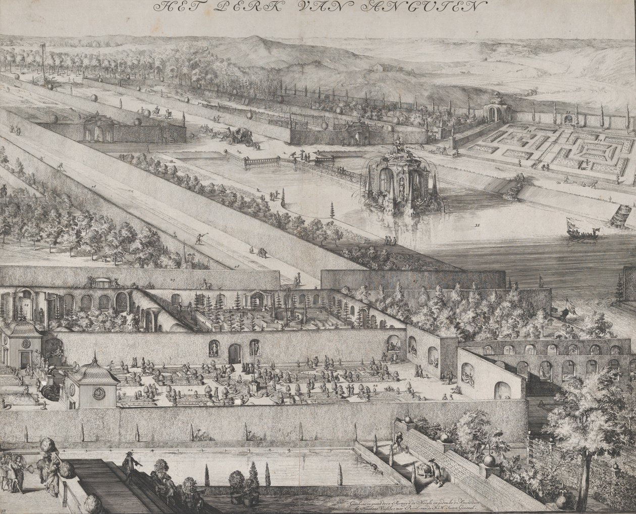 paisagem de Romeyn de Hooghe