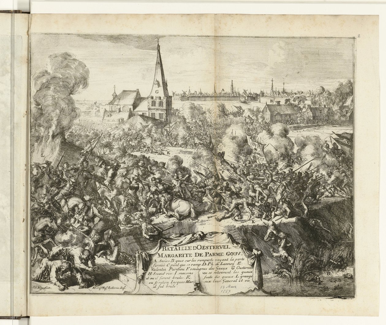 Batalha de Oosterweel, 1567 Bataille d