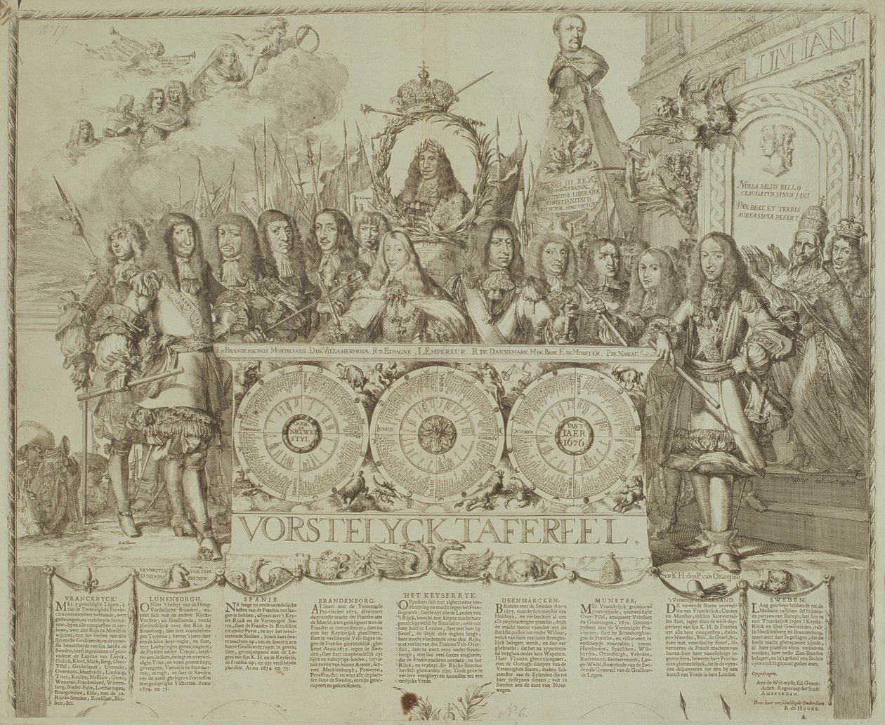 Cena de Vorstelyck, c.1676 de Romeyn de Hooghe