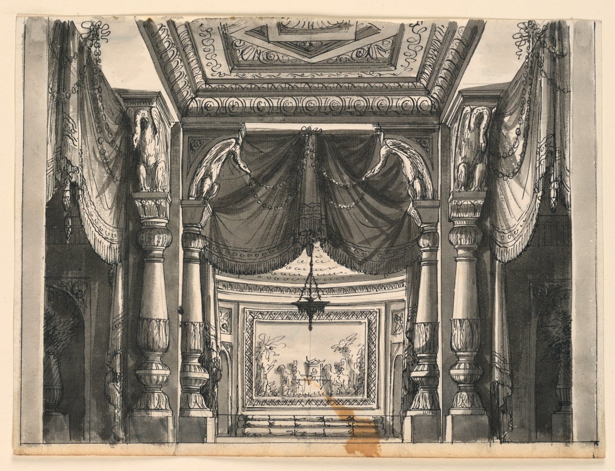 Cenário, Interior do Palácio Oriental de Romolo Achille Liverani