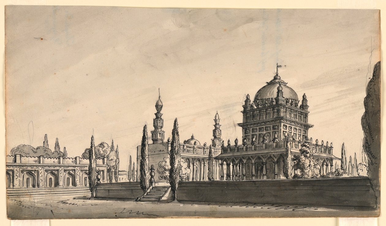Cenário, Templo Oriental de Romolo Achille Liverani