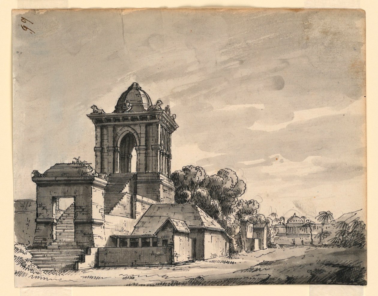 Cenário, Pavilhão e Pequenos Edifícios de Romolo Achille Liverani