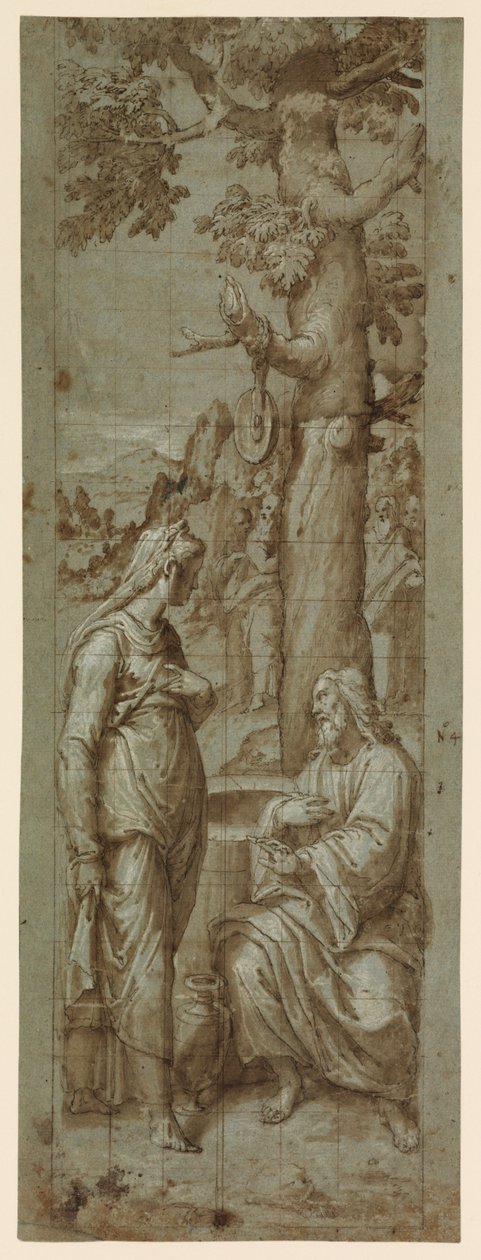Cristo e a mulher de Samaria de Romulo Cincinnato