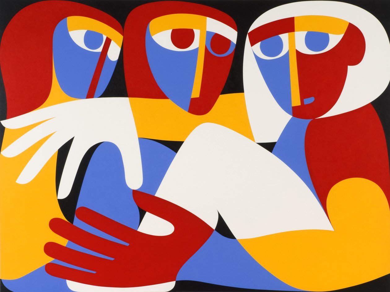 Till Light Arise, 1988 (acrílico a bordo) de Ron Waddams