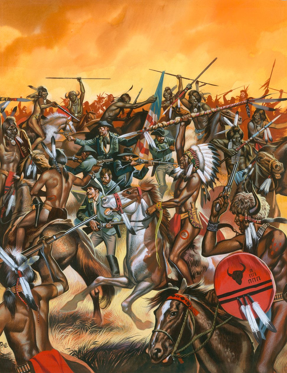 Batalha de Little Bighorn de Ron Embleton