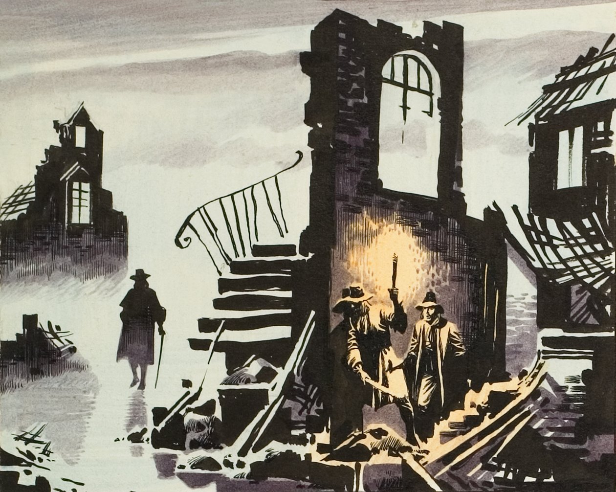 Grande Incêndio de Londres de Ron Embleton