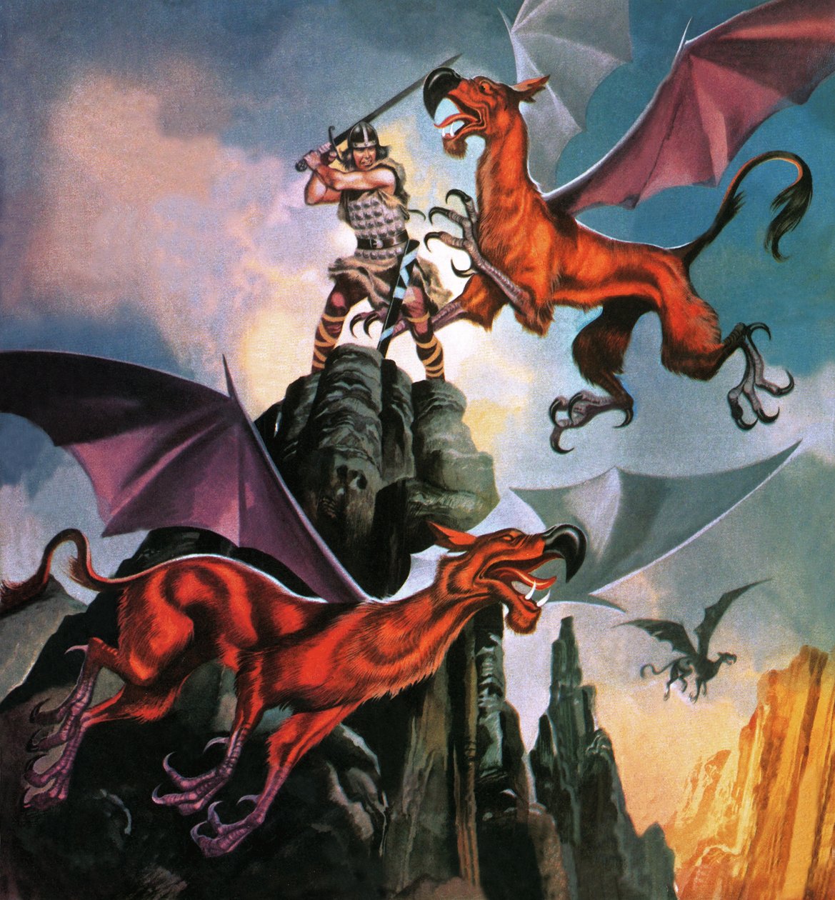 Hagen e os Griffins de Ron Embleton