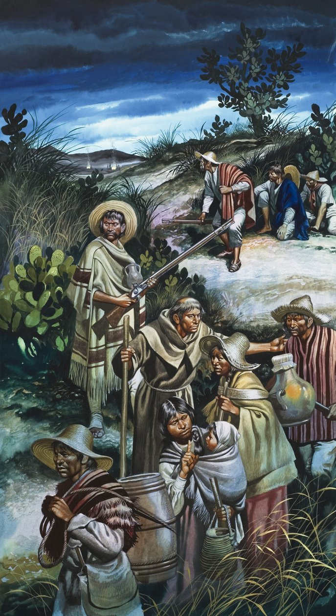 José Maria Morelos (1765-1815) (guache sobre papel) de Ron Embleton