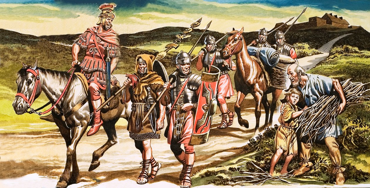 Soldados romanos de Ron Embleton