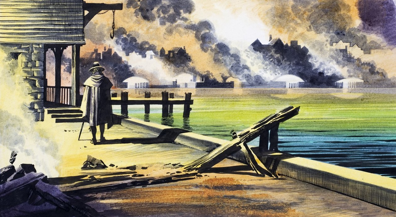 O Grande Incêndio de Londres de Ron Embleton