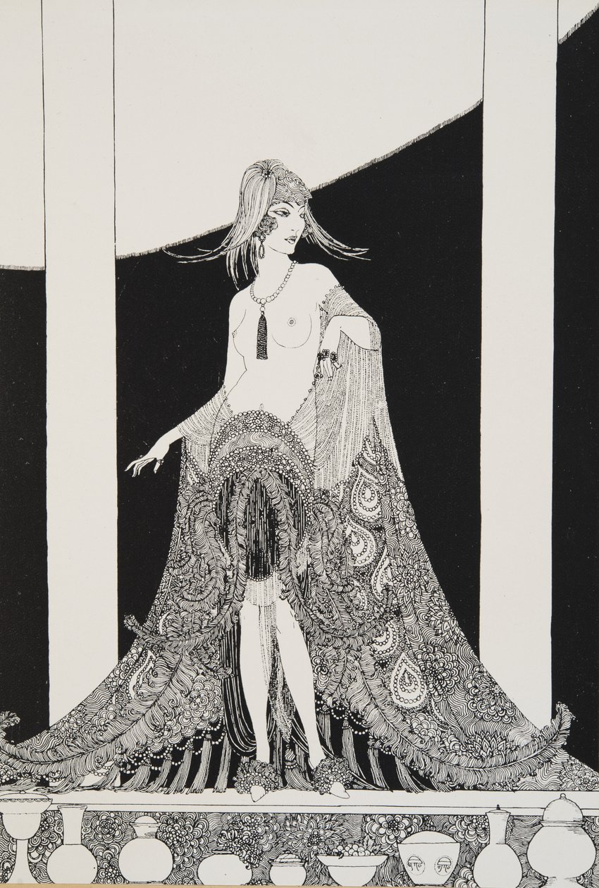 Ilustração de Rubáiyát de Omar Khayyam, 1920 de Ronald Balfour