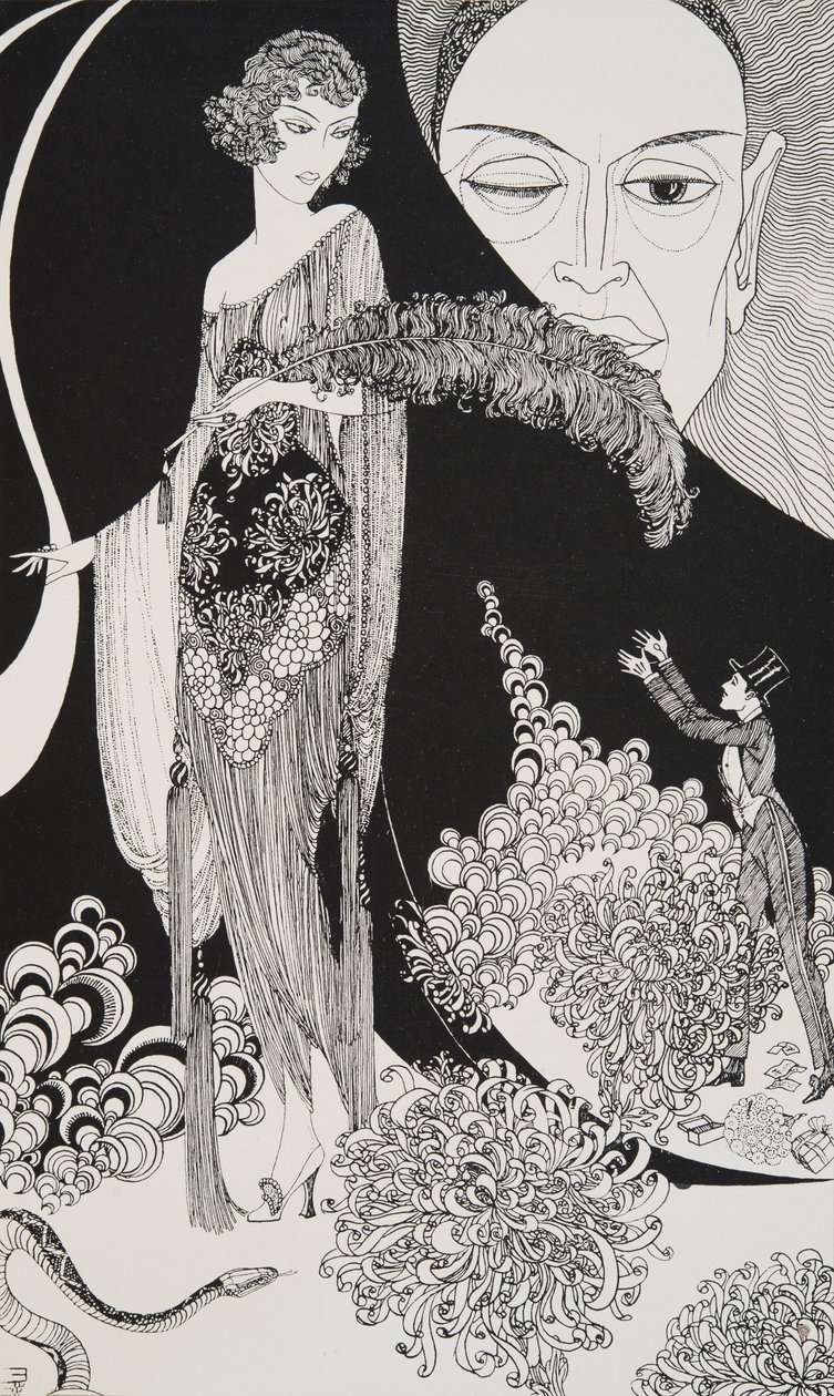 Ilustração de Rubáiyát de Omar Khayyam, 1920 de Ronald Balfour