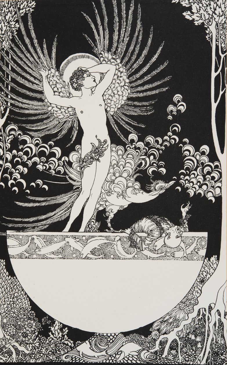 Ilustração de Rubáiyát de Omar Khayyam, 1920 de Ronald Balfour