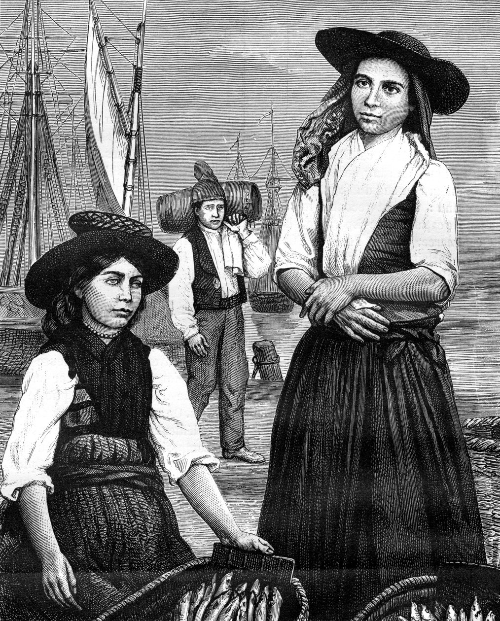 mulheres portuguesas, séc. de Ronjat