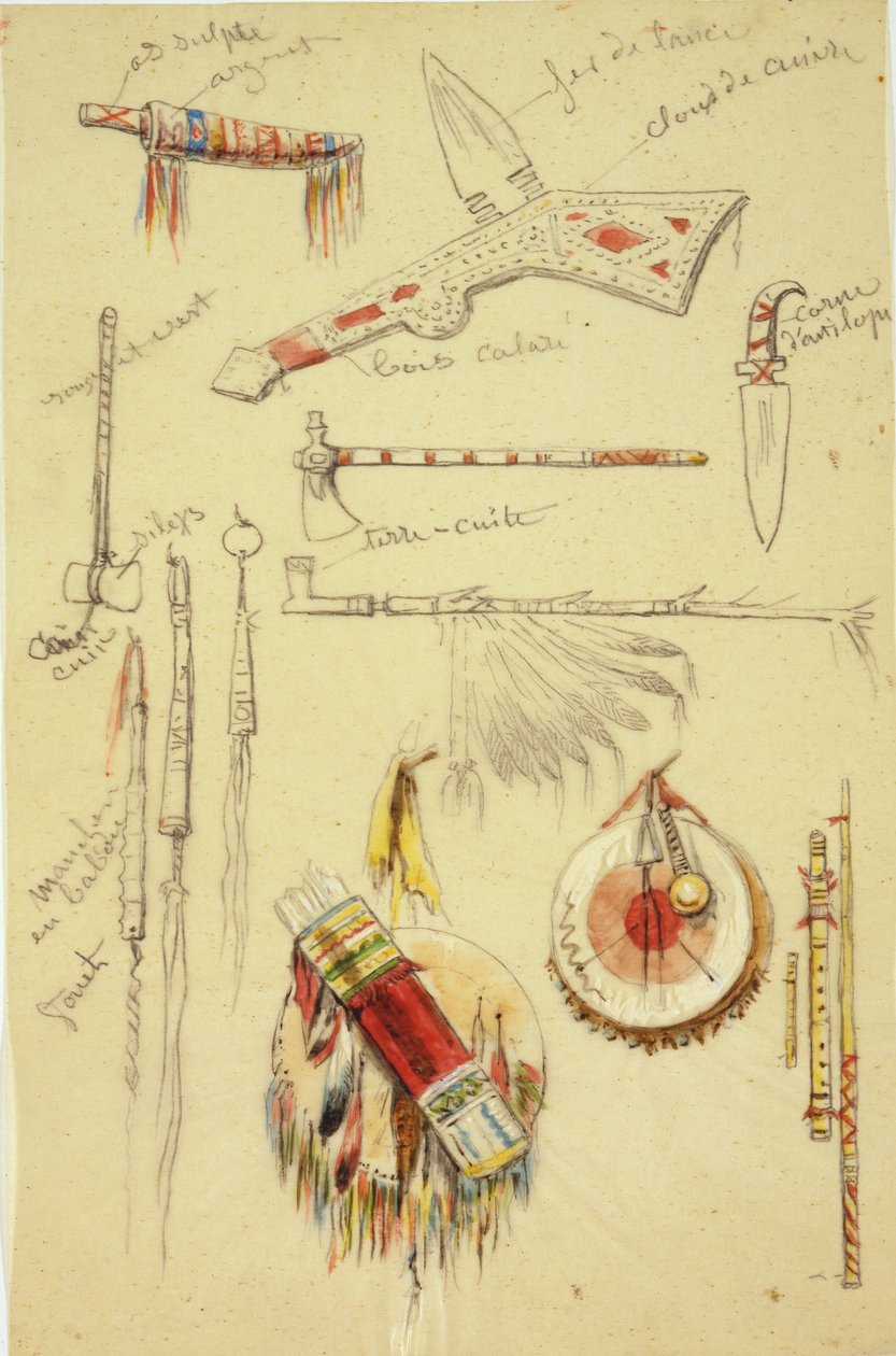 Artefatos, Armas e Tubulações Indianas de Rosa Bonheur