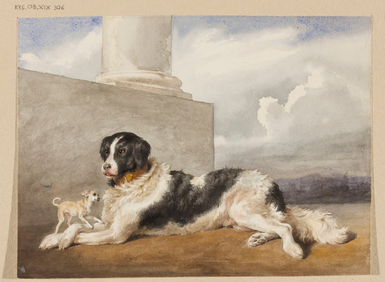 Os cães dos príncipes Czartoryski, Sultão e Rosette de Rosa Bonheur