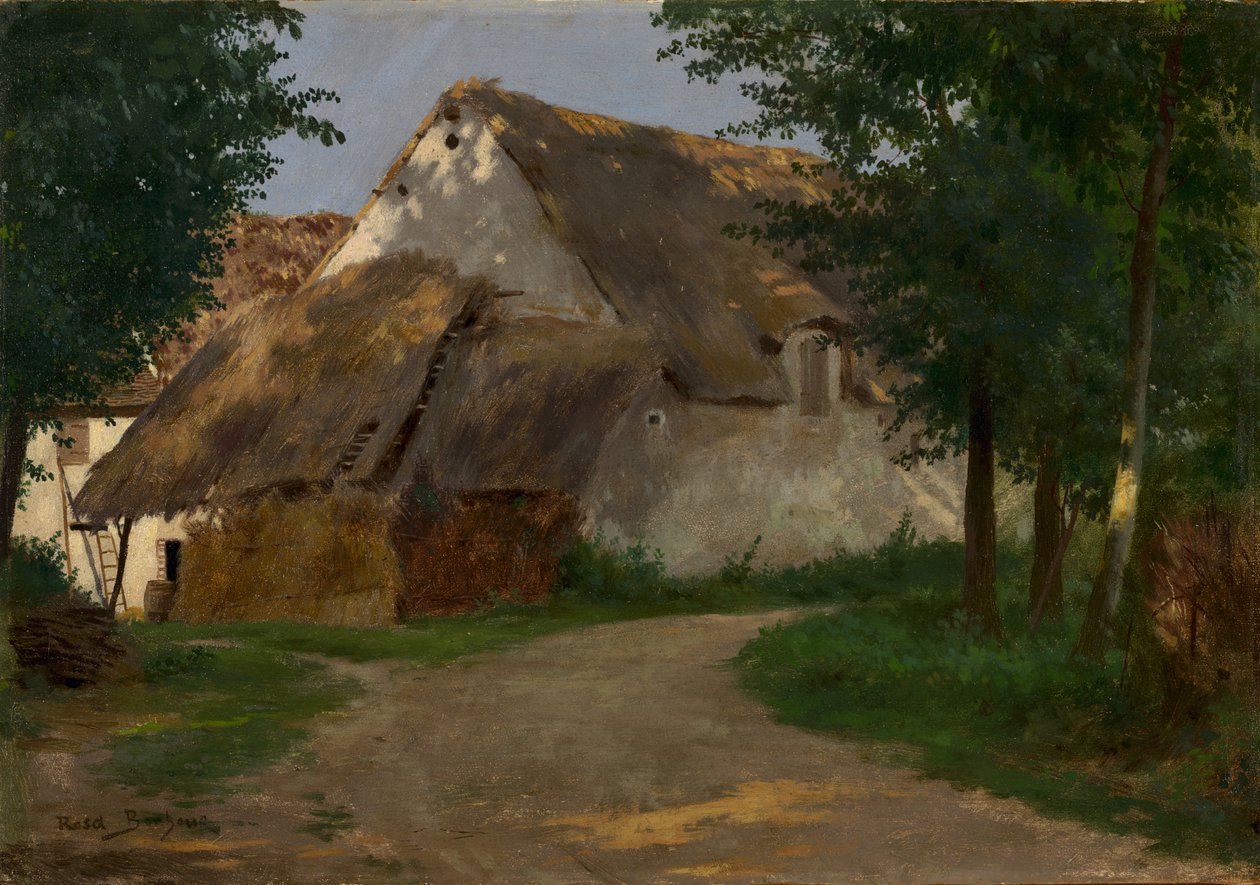 A fazenda na entrada da floresta, 1860-1880 de Rosa Bonheur