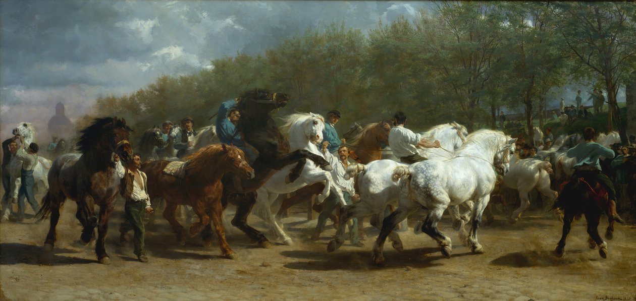 A Feira do Cavalo, 1852-55. de Rosa Bonheur