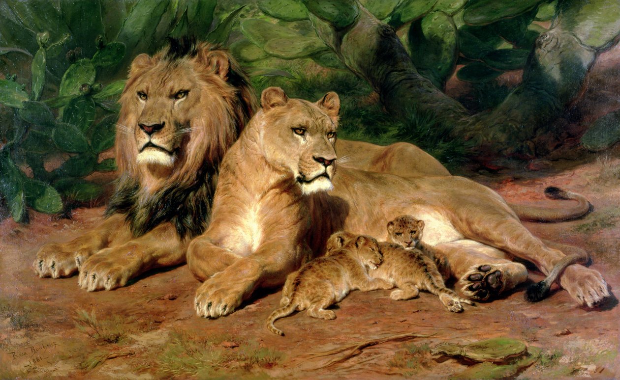 Os Leões em casa de Rosa Bonheur