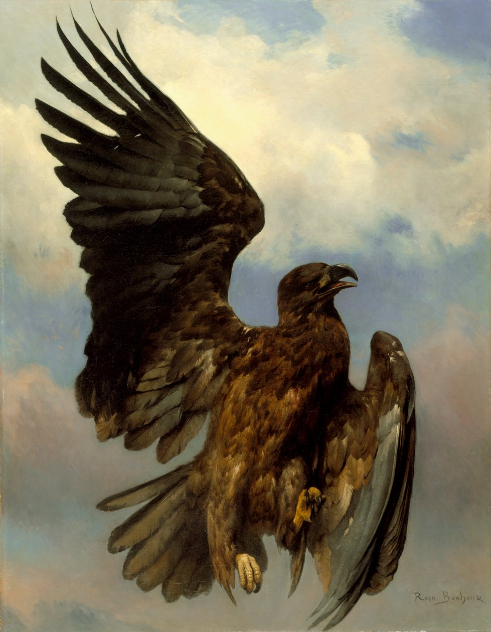 A águia ferida, c.1870 de Rosa Bonheur